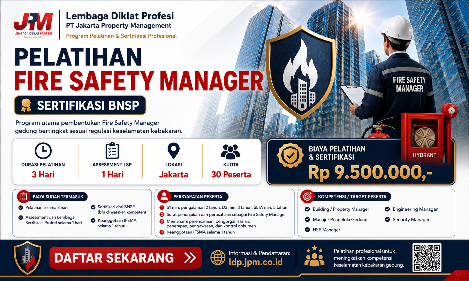 Pelatihan Hybrid Fire Safety Manager